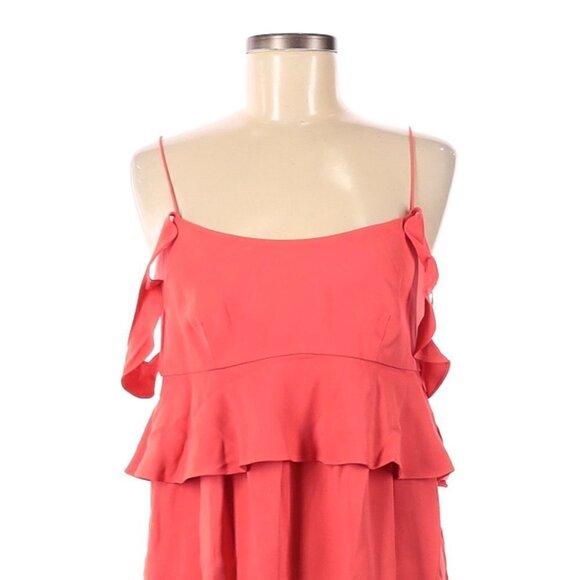 Rachel‎ Zoe Women's Bridget Cold Shoulder Ruffle Dress Size 8 - Picture 8 of 8